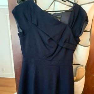 J Crew navy blue dress